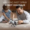 Stor storlek 47 cm Elektronisk promenad dinosaurie Roaring Flashing Light Robot Education Game Machine Gift for Children Toys 231228