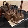 Diseñador Tote H Bolso de mano para mujeres en 2024 Nueva moda y alta gama Otoño Invierno Textura Solo hombro Crossbody UE92 EP8W