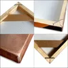 Frames Factory Bezprodzaj prosta ramka obrazu DIY Camphor drewno solidne drewniane drewniane drewniane drewniane prezent na płótnie haftowe malarstwo diamentowe 60x80cm 231202