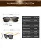 선글라스 2023 레트로 남성 여성 여행 스포츠 패션 브랜드 디자인 대나무 나무 프레임 일요일 안경 UV400