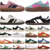 Luxe Campus 00S 80S Designer Schoenen Gazelle Lederen Flat Skate Casual Sneakers Grijs Gum Core Zwart Wolk Wit Klassiek Vintage Dames Heren Trainers groot formaat 13