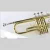 Wysokiej jakości trąbka Tianjin Trumpet Instruments z twardą obudową, ustnikiem, tkaniną i rękawiczkami, złotymi lakierami