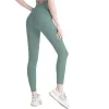 LL 2023 Yoga lu aligner leggings femmes Shorts pantalons courts tenues dame sport yoga dames pantalons exercice vêtements de fitness filles course Leggings gym slim fit aligner pantalon