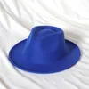 BERETS 2023 Warped Edge Men's Fedora Hats Small Brim Water Drop Felt Hat Fashion Women Men Party Trilby Jazz
