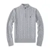 High Quality Mens Sweater Designer Luxury Coat Fashion Embroidered Knit Fabric Button