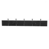 Hangers Wall-Mounted Farmhouse Coat Rack 5 Standard Hooks Black