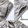 Shorts pour hommes 6XL Plus Taille Hommes 3/4 Cargo Summer Outdoor Coton Multi-poche Séchage rapide Lâche Léger Tactique Chasse