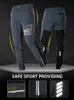 Pantaloni da ciclismo ACACIA Pantaloni da bicicletta morbidi e traspiranti Pantaloni da ciclismo riflettenti di sicurezza ad alta elasticità Pantaloni da ciclismo primavera autunno Pantaloni sportivi 231202