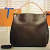 Borsa tote marrone PUNTI VERNICIATI con pochette con cerniera Borse firmate da donna Borsa a tracolla portafoglio tote Borsa tote di lusso Borsa da donna