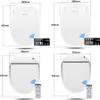 Assentos sanitários FOHEEL Bidé elétrico Capa Smart Assento Aquecido Display LCD Auto Open Sensor Banheiro WC Automático 231202