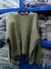 Totem-e sheep camel hair round neck wool sweater women's loose and lazy silhouette knitted sweater