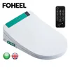 화장실 좌석 Foheel Smart Green Seat Electronic Bidet 따뜻한 건식 가열 된 지능형 뚜껑 231202