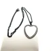 sublimation coeur vierge colliers pendentifs perceuse femmes nouveau collier pendentif transfert chaud impression consommable prix usine en gros