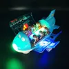 Modèle d'avion enfants avion LED lumières musique avion jouets pour enfants Simulation inertie assemblé modèle d'avion jouet électrique cadeau d'anniversaire 231202
