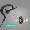 Earphone,black Single Ear-hook K-head Earphone Walkie Talkie Two Way Radio Headset Earphone