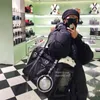 Projektant nośnik psów modne nylonowe torebki dla pies linie lotnicze TSA zatwierdzone nośniki dla kotów psy o pojemności 10 funtów zamakywane miękka podróż nosiciel zwierząt domowych czarny c27