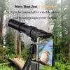 Telescopes ZK30 10300X Zoom HD Portable Strong Binoculars Long Range Professional Spyglass Monocular Telescope Low Night Vision Hunting 231202