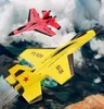 Modle RC Plane SU35 2.4G Aircraft Remote Control Flying Model Glider Airplane Foam SU-35 with LED Outdoor Toy Children Kid Boy Gift 231202