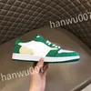 2023 Luxury Designer Casual Shoes Logo Embossed Trainers Strap Skate Sneaker Men Triple White Black Green Low Mens Shoes Fashion Trainer Sneakers rd230605