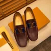 2023 Heren Luxe Casual Schoenen Mannen Zomer Echt Leer Britse Stijl Bruiloft Flats Voor Mannen Loafer Ademende Luxe Designer schoenen Man Comfortabele Maat 6.5-12