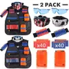 Autres jouets Enfants Enfants Tactique Outdoor Vest Holder Kit Jeu Guns Accessoires pour Nerf N Strike Elite Series Bullets Boys Cadeaux Jouet 231202