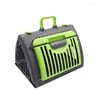 Sac de transport pour chat, Cage Portable, boîte à Air pour voiture sortante, espace pour chien, fournitures pliables pour animaux de compagnie