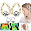 Hoepel oorbellen lymfatische lymfviteit Germanium oor ornament Magnetherapie gewichtsverlies oorbel sieraden cadeau voor vriendin moeder