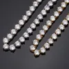 Lien de chaîne de Tennis en diamant plaqué or, 3 broches, en argent Prue Vvs Moissanite, personnalisé, à la mode, pour collier de bijoux, offre spéciale