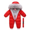Piumino 30 gradi Russo invernale per bambini Abbigliamento piumino ragazzi capispalla cappotti addensare Tute da neve impermeabili vestiti per bambina 231202