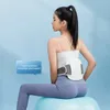 Back Massager EMS Lumbar Massager Abdominal Back Waist Body Massage Pulsed Infrared Light Low Frequency Effect Compress Relieve Relax 231202