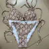 Bikinis Women Designer Swimwear Sexy Bandeau Bikini Swimsuit Womens Swimwears Set Brasilian Maillot de Bain Femme Swim Wear Abito