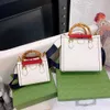 Topp bambu tygväska 2022 Luxurys designers handväska liten stor 2 storlek mode axelväskor totes shopping plånböcker messenger kvinnor avslappnad