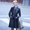 Frauen Leder 2023 Echtem Schaffell Jacke High-End-Herbst Echte Jacken Für Frauen Mode Graben Mäntel Casaco Feminino
