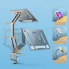 Tablet PC Stands 360°Rotatable Laptop Stand Clamp Hightening Support Holder Book Bracket Height Adjustable Desktop Bed Lazy 231202