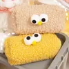 Kawaii Plush Pencil Case Portable Pen Bag Stor kapacitet Makeup Lagring Pouch for Kids Present School Office Stationery Supplies