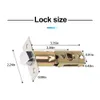 Door Locks Smart Home Lock Keyless Entry säkert Biometriskt fingeravtryck Elektriskt handtag 231202