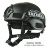 Ridningshjälmar Militärhjälm Fast Helmet Mich2000 Airsoft MH Tactical Helmet Outdoor Tactical Painball CS Swat Riding Protect Equipment 231202