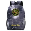 Rugzak Cobra Kai School Tiener Jongens Meisjes Tassen Rugzakken Student Reizen Mode Kinderrugzak Nylon Schoolbag209Y