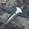 Ny full tang skarp 440C blad taktisk militär fast blad kniv bushcamping camping edc verktyg överlevnad självförsvar fick kniv