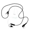 Acoustic 1pc Wired Tube Earphone Anti-radiation Headset for Walkie Talkies