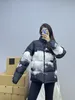 White cloud print down jacket new autumn and winter warm jacket couple