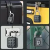 Fechaduras de porta Smart Biometric Fingerprint Lock Keyless Quick Unlock Anti Theft Cadeado IP67 À Prova D 'Água Home Travel Security Senha 231202