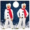 Cosplay Kids Halloween kostium świąteczny kostium Baby Snowman Crowdern Cute Cosplay for Girl Boy Fancy Year Party 231202