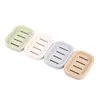 Soap Dishes Double Layer Square Dish with Cover Plastic Drain Box Household Bathroom Travel Simple Portable Creative Storage TMZ 231202