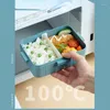 Vaisselle Kawaii boîte à déjeuner Bento mignonne pour enfants filles enfants école Portable Mini collation boîtes à sandwich