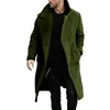 Misturas de lã masculina 2023 inverno vintage lã outerwear blusão jaquetas clássico único breasted gola grande quente trench coats masculino ao ar livre 231202