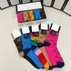 Multicolor Fashion Designer Mens Socks Women Men High Quality Cotton All-match Classic Ankle Breathable Mixing Football Basketball Socks Wholesale
