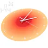 Väggklockor Dual Syfte Round Clock Office for Living Room Acrylic Modern Style