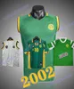 1990 1998 2002 Maillots de football Cameroun Chemise à domicile Maillot rétro Eto'o Geremi Wome Song Djemba-Djemba 90 98 02 Chemises de football classiques haut