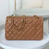 10A Replicatie van het hoogste niveau Luxe Ketentas Designer Crossbody Tas Handtassen Lamsleer Echt leer Flap Bag 25 cm Avondtasje Met Doos Gratis Verzending CH007